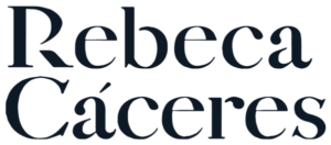 Logo rebeca Cáceres transparente